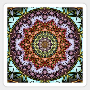 Colorful Kaleidoscope Pattern Sticker